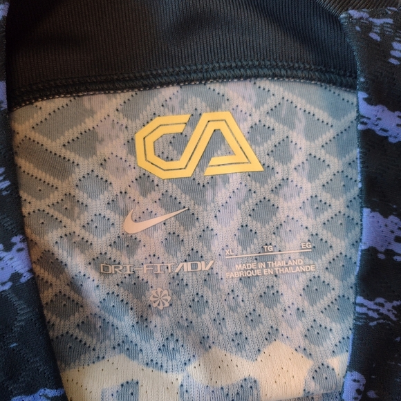 Nike Club America soccer jersey dark blue light blue men's size XL - Picture 2 of 5